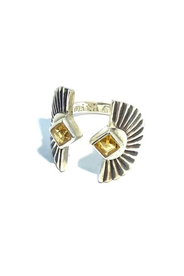 Smith & Dillon Sunburst Ring - Citrine