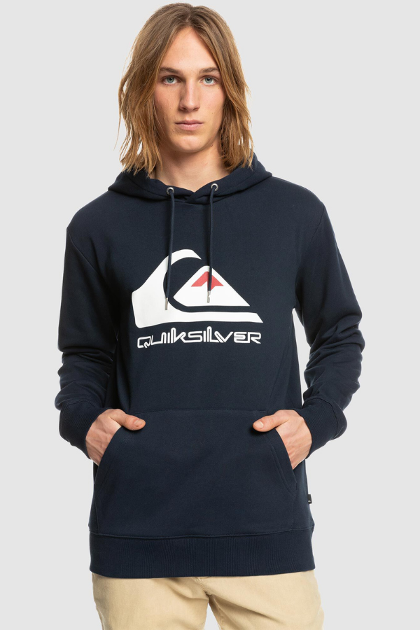 Quiksilver Big Logo Hood - Navy Blazer