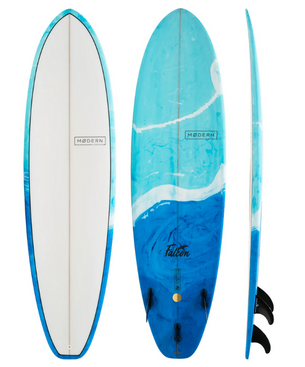 Modern 6'0 MD Falcon PU Blue Swirl Tint