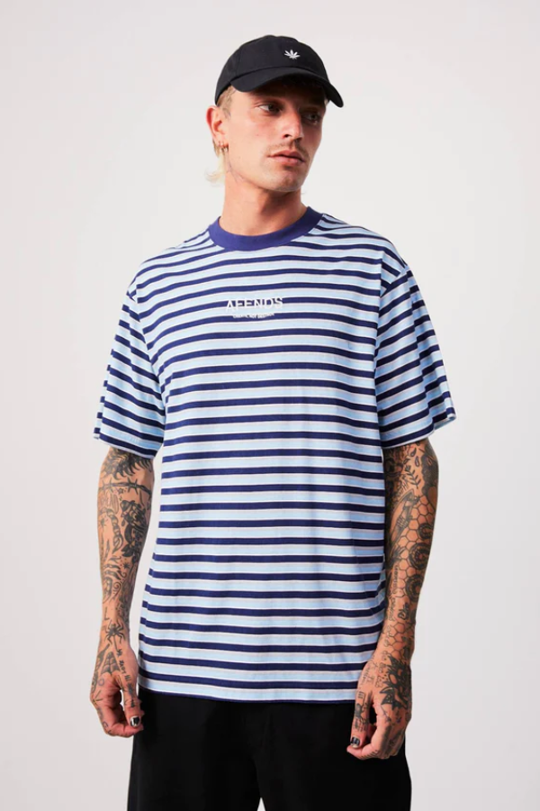 Afends Views Recycled Retro Tee - Seaport