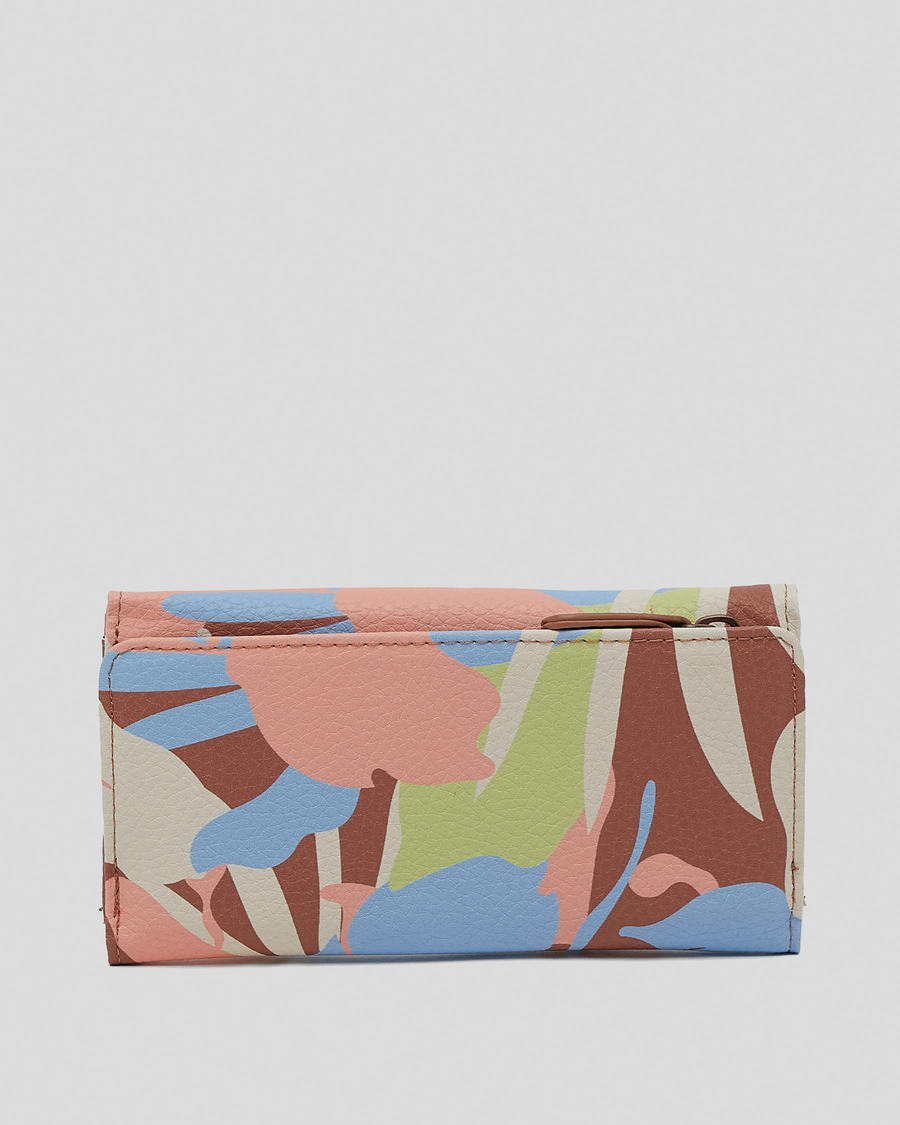 Roxy Hazy Daze Wallet - Brown Floraldelic