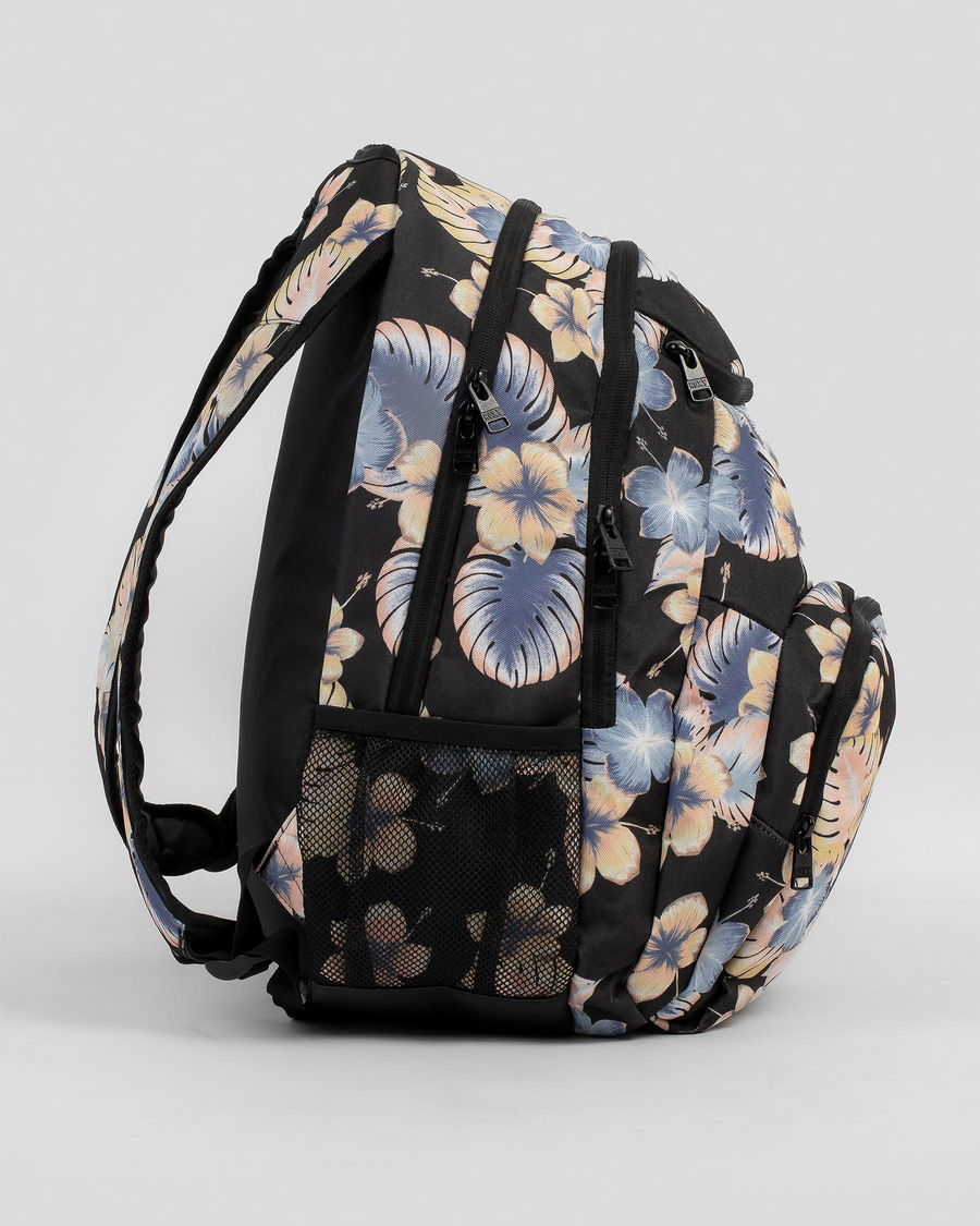 Roxy Shadow Swell Printed Backpack - Anthracite Reef Flower