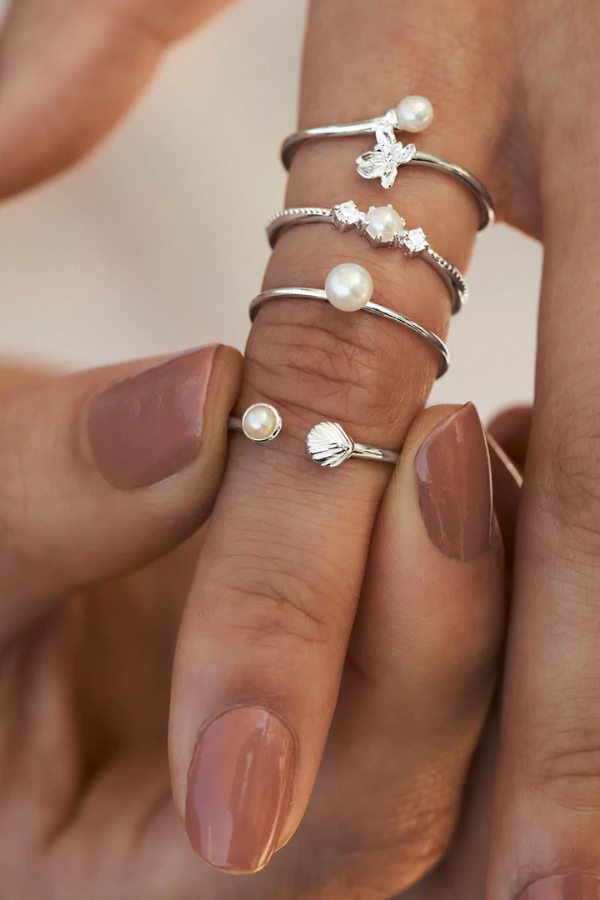 Midsummer Star Venus Pearl Ring