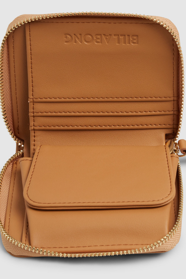 Billabong Zip Around Wallet - Tan