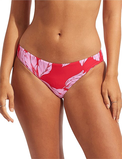 Seafolly Fleur de Bloom Hipster - Chilli Red