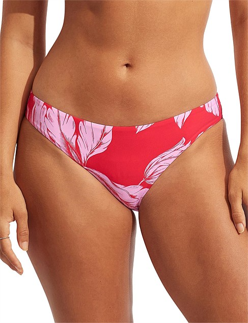 Seafolly Fleur de Bloom Hipster - Chilli Red