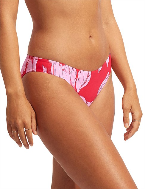 Seafolly Fleur de Bloom Hipster - Chilli Red