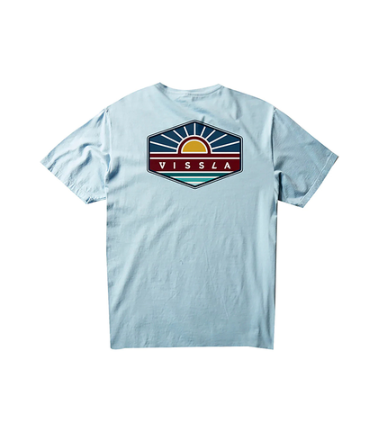 Vissla The Edge Tee - Ice Blue