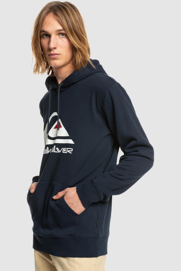 Quiksilver Big Logo Hood - Navy Blazer