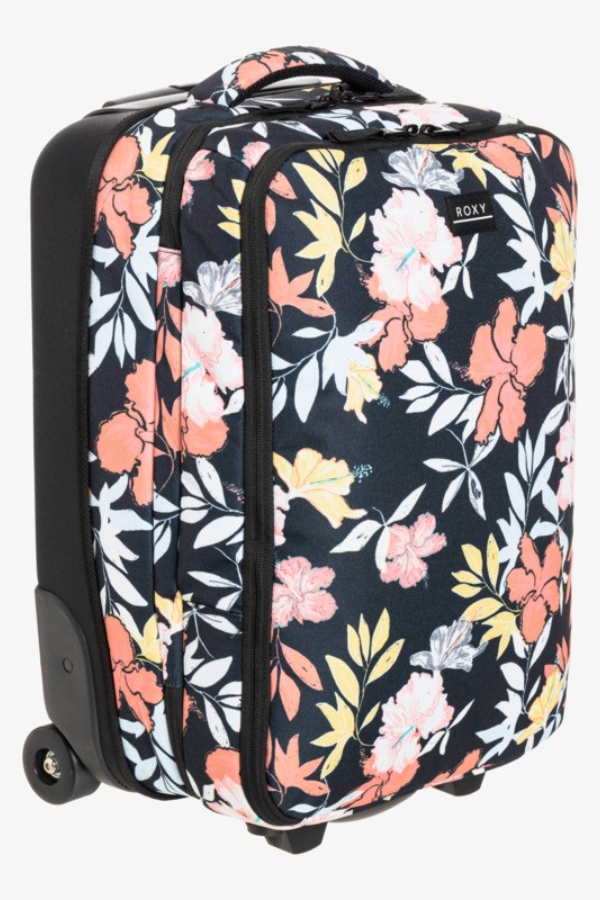 Roxy Get It Girl Whelie Suitcase- Anthracite Island Vibes