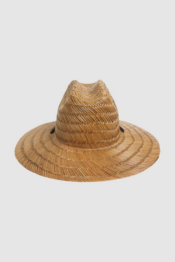 Billabong Tide Print Straw Hat- Brown