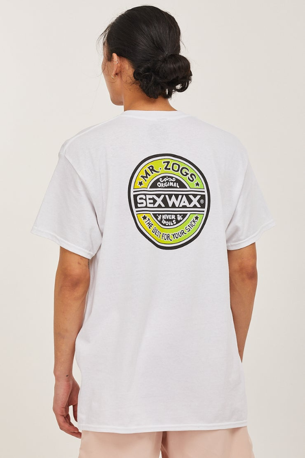 Sexwax Fade Tee - Pink / Orange / White