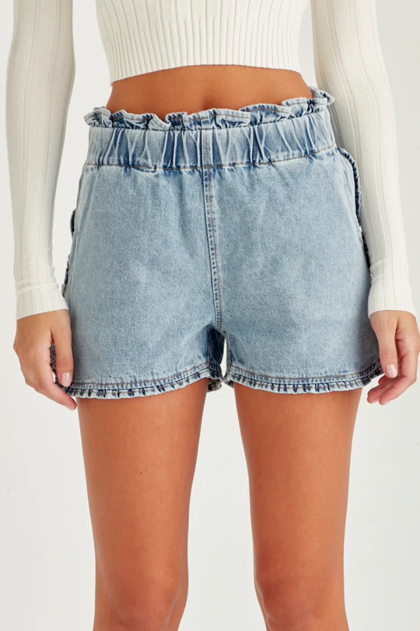 Junkfood Roxy Shorts - Blue