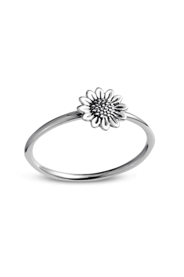 Midsummer Star Delicate Sunflower Ring Size 7