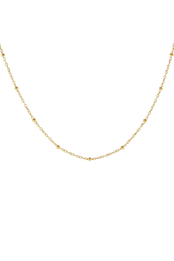 Midsummer Star Gold Disco Chain Necklace