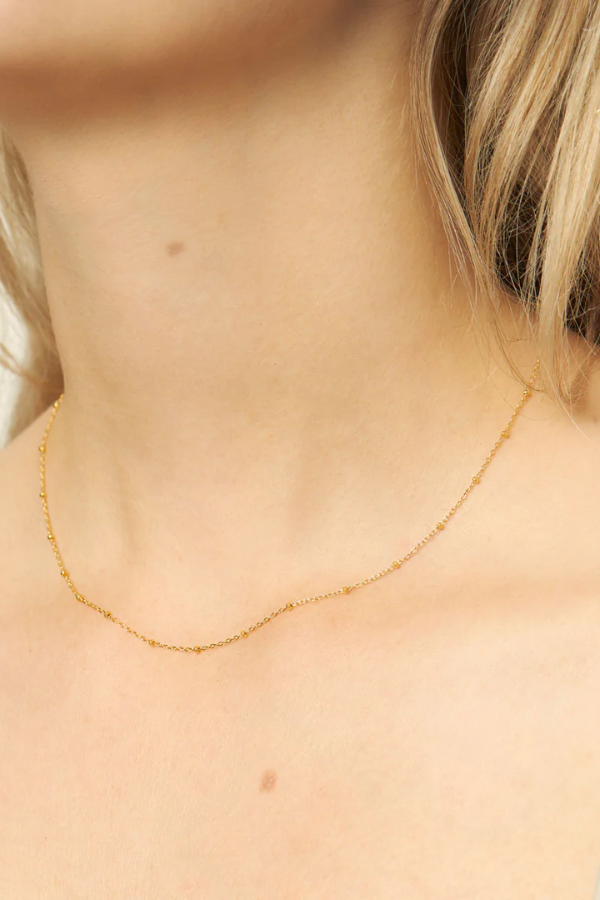 Midsummer Star Gold Disco Chain Necklace