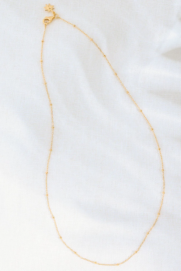 Midsummer Star Gold Disco Chain Necklace