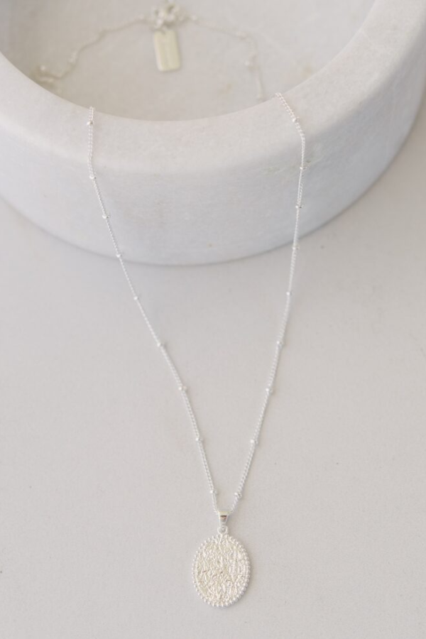 Lunamei Wildflower Necklace - Silver