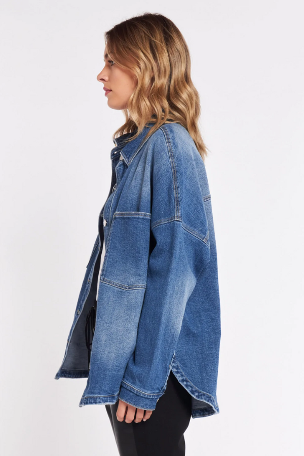 Sass Jasmine Denim Jacket - Worn Wash