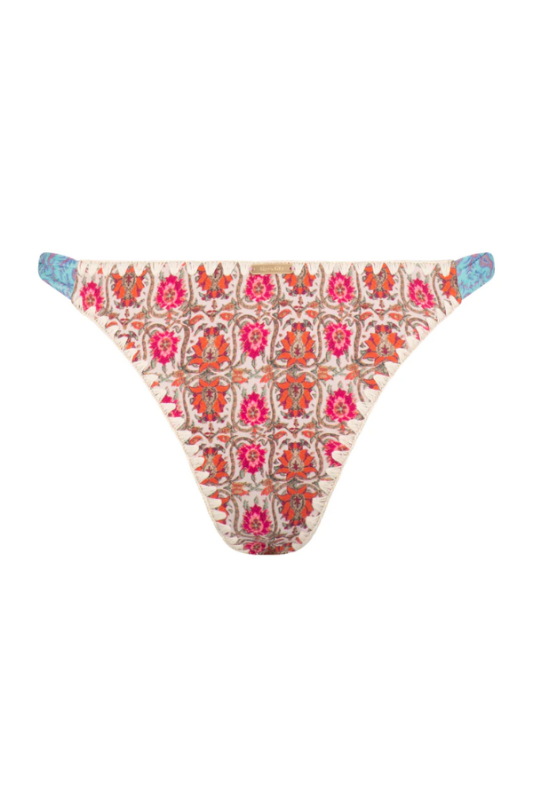 Tigerlily Ramo Kaia Twist Bikini Bottom - Patchwork