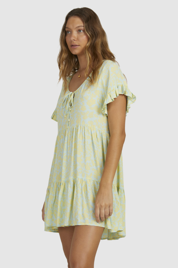 Billabong Hot Tropics Dress - Sea Blue