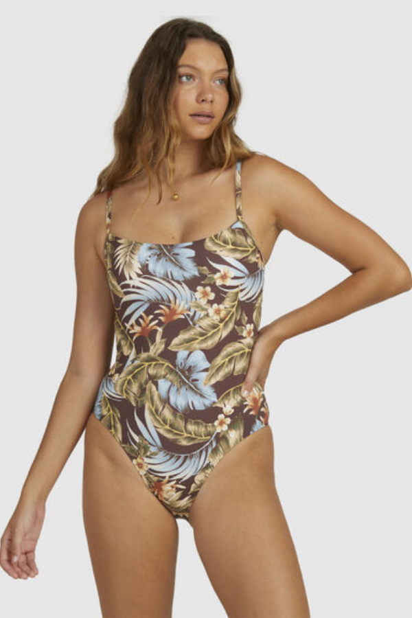 Billabong Slow daze Mia DD One Piece - Brown