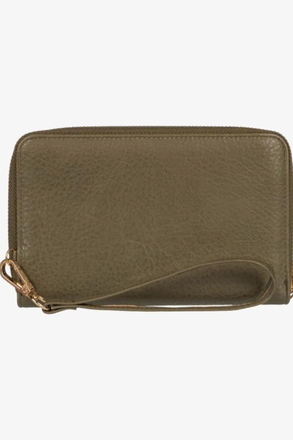 Roxy Back in Brooklyn Wallet-Olive