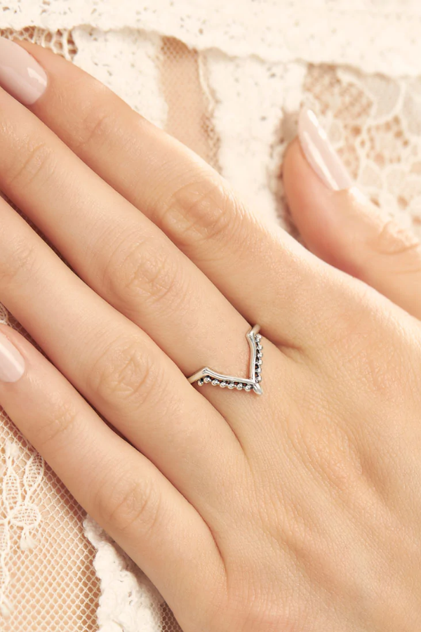 Midsummer Star Beaded Archway Ring