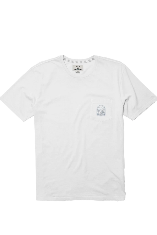 Vissla Bluffs SS Tee-WHT