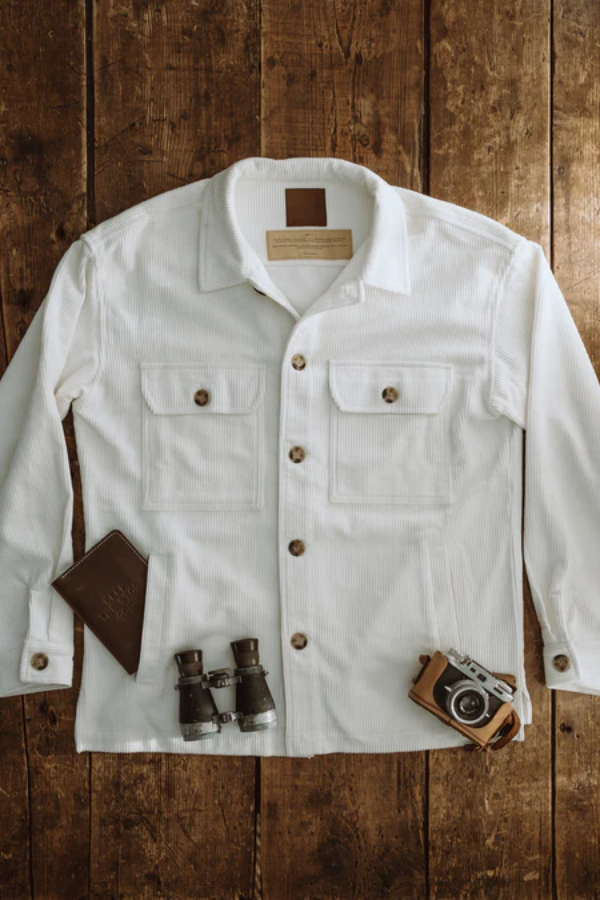 Ottway Reis White Cord Shirt/Jacket