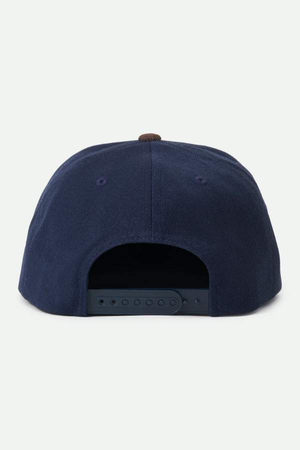 Brixton Oath  III Snapback O/S - Navy/Deep Brown