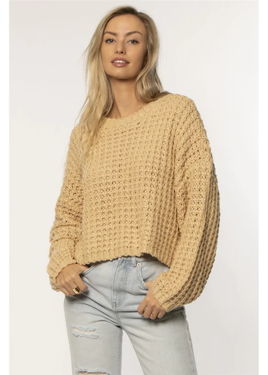 Amuse Society Alyvia LS Sweater - Seashell