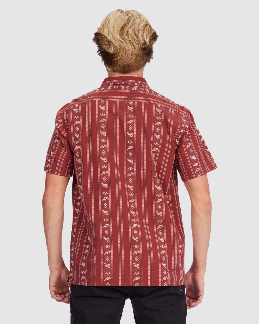 Billabong Sundays Jacquard SShirt - Oxblood