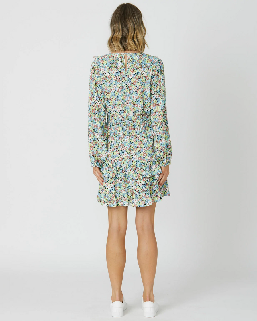 Sass April Dress - Spearmint Floral