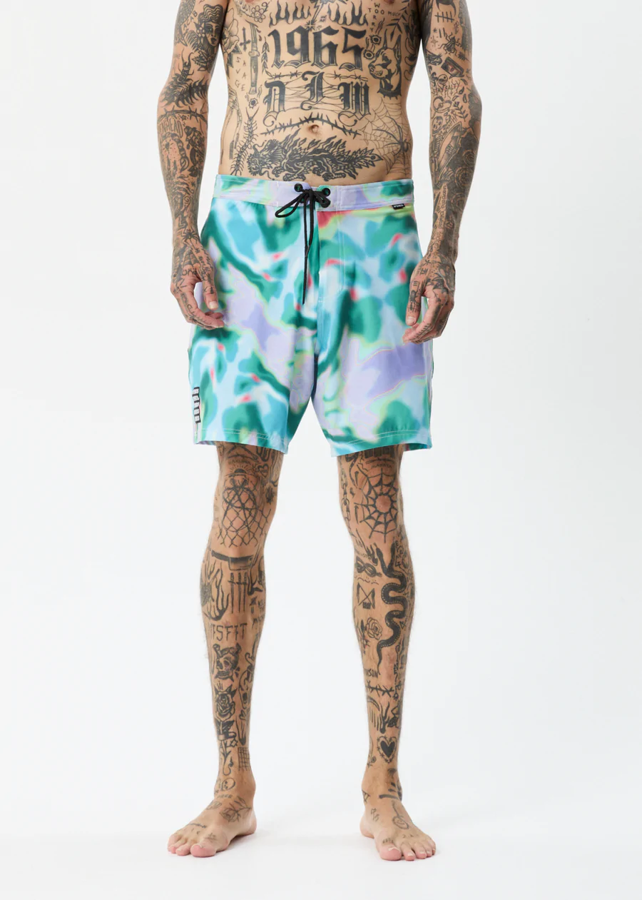 Afends Thermal Recycled Fixed Waist Boardshorts - Multi