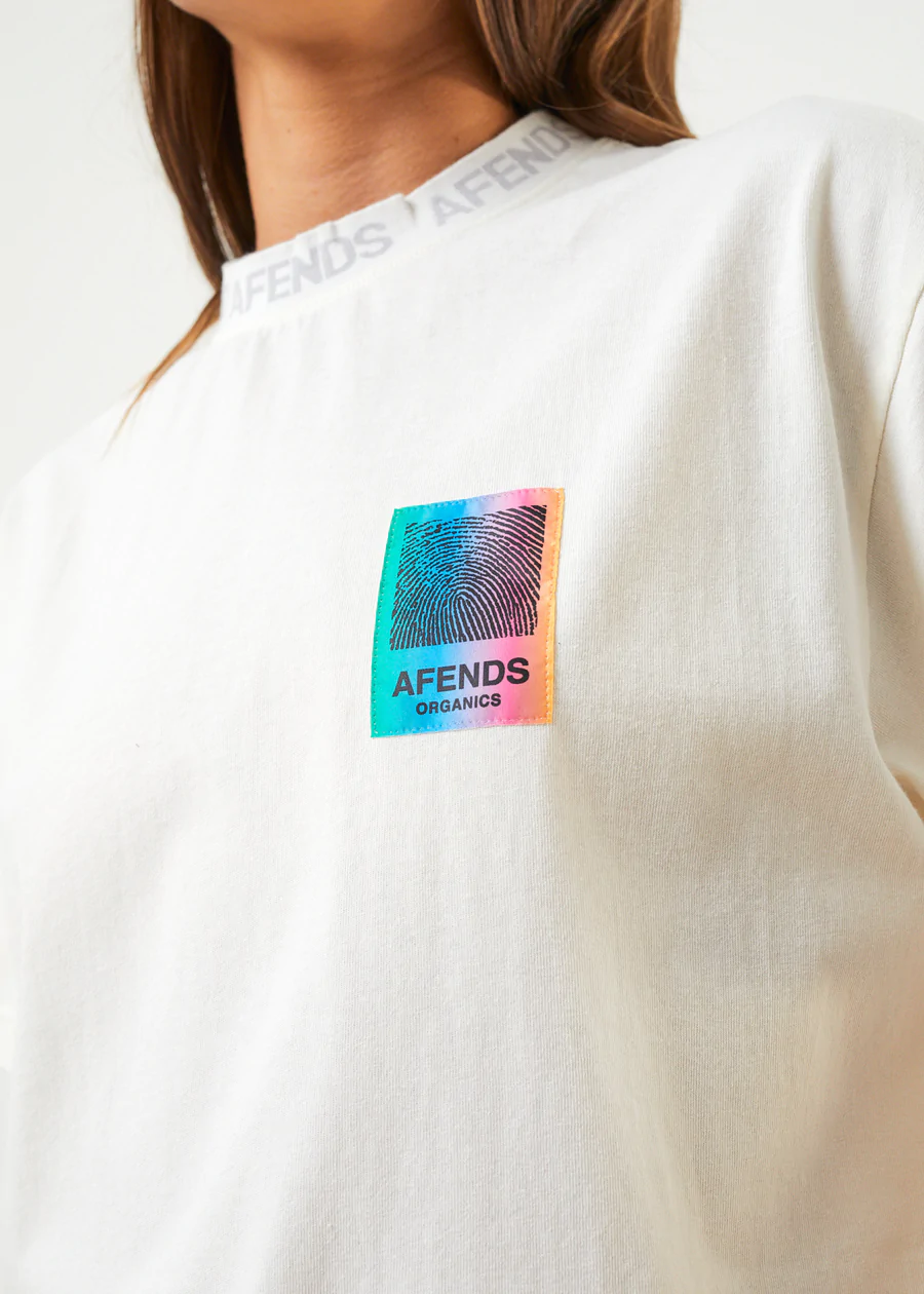 Afends Studio Unisex Organic T-Shirt - Off White