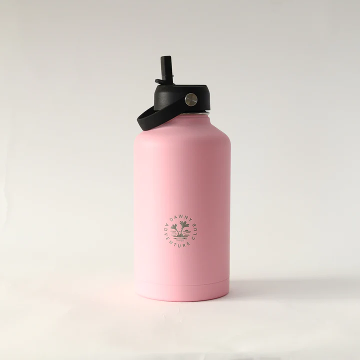 Dawny Adventure Club Reusable Cooler - Sipper Lid with Swing - Blush