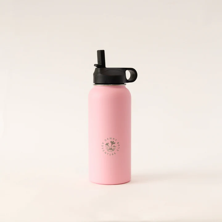 Dawny Adventure Club Reusable Cooler - Sipper Lid with Swing - Blush