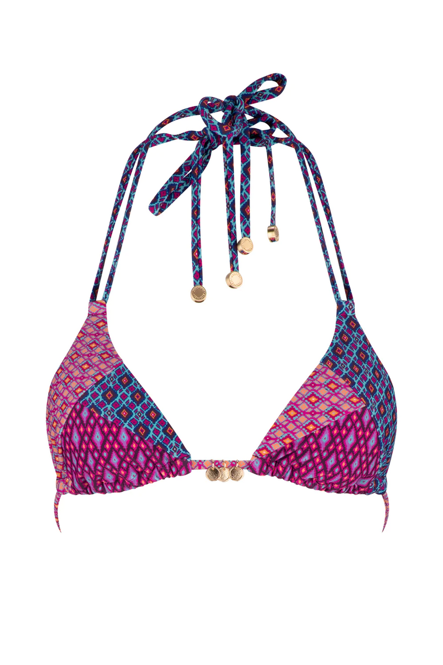 Tigerlily Utopia Tara Tri Bikini Top- Utopia Geo