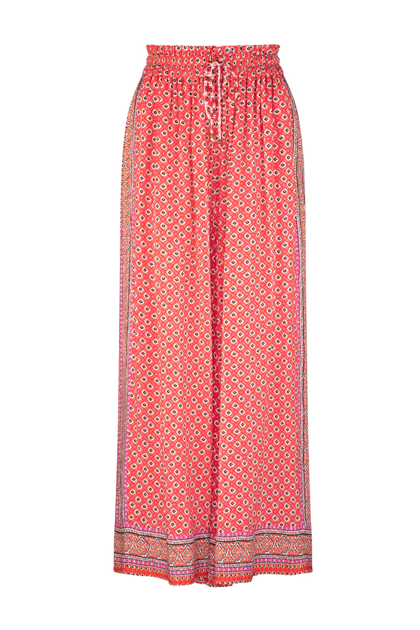 Tigerlily Belize Shani Wide Leg Pant - Belize Berry