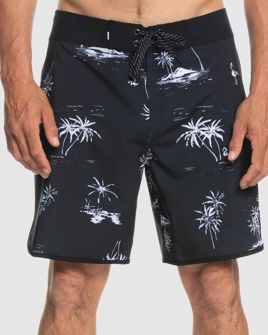 Quiksilver Surfsilk Scallop Boardshorts- Black