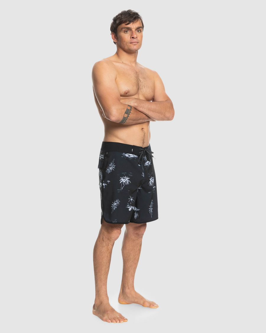 Quiksilver Surfsilk Scallop Boardshorts- Black