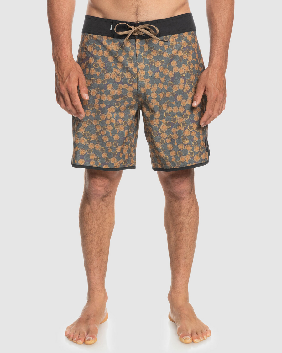 Quiksilver Hempstretch Scallop 18" Boardshorts- Tarmac