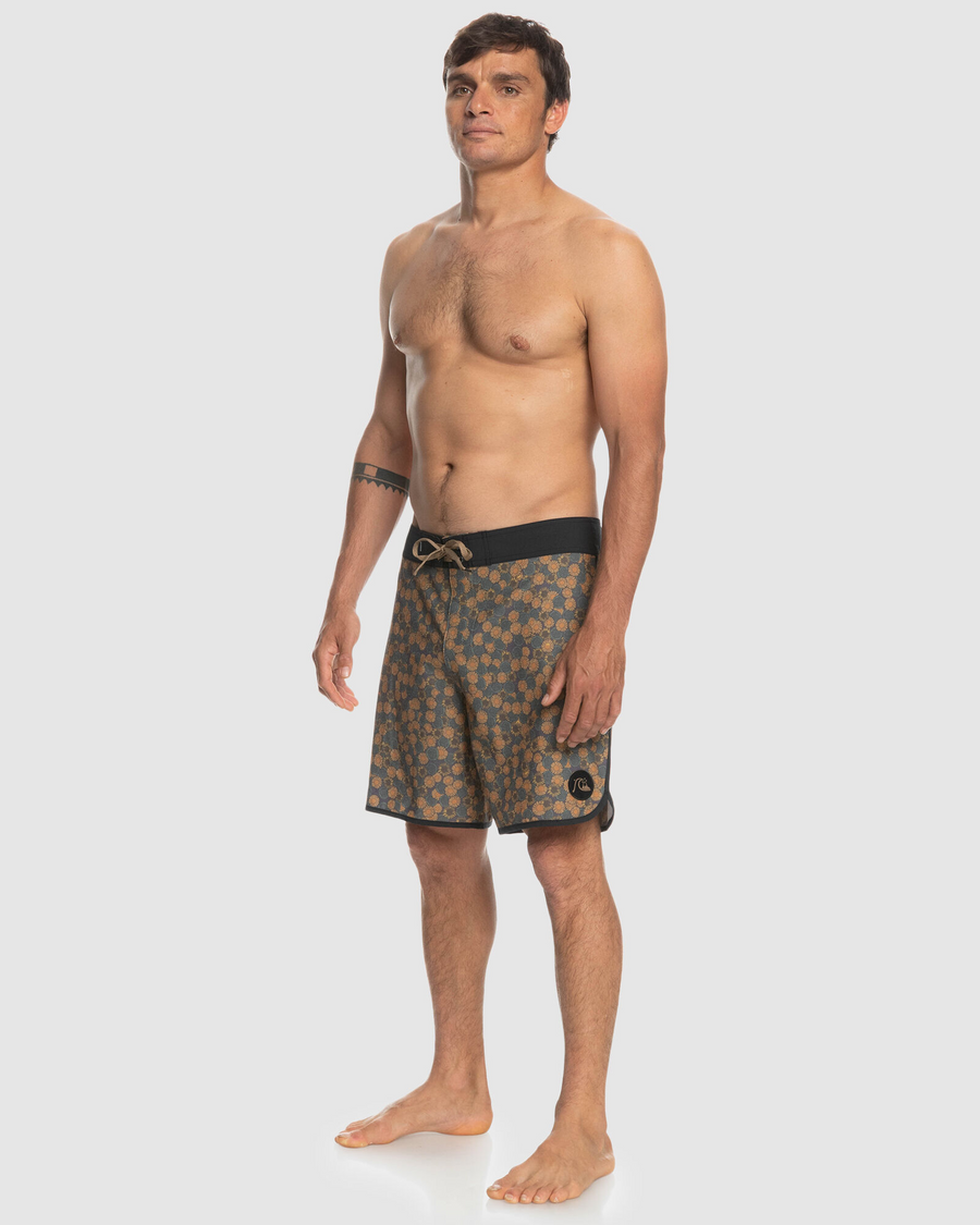 Quiksilver Hempstretch Scallop 18" Boardshorts- Tarmac