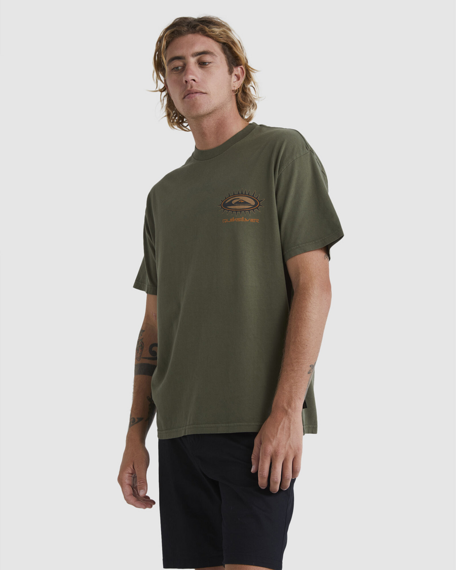 Quiksilver Mongrel Spikey SS Tee - Grape Leaf