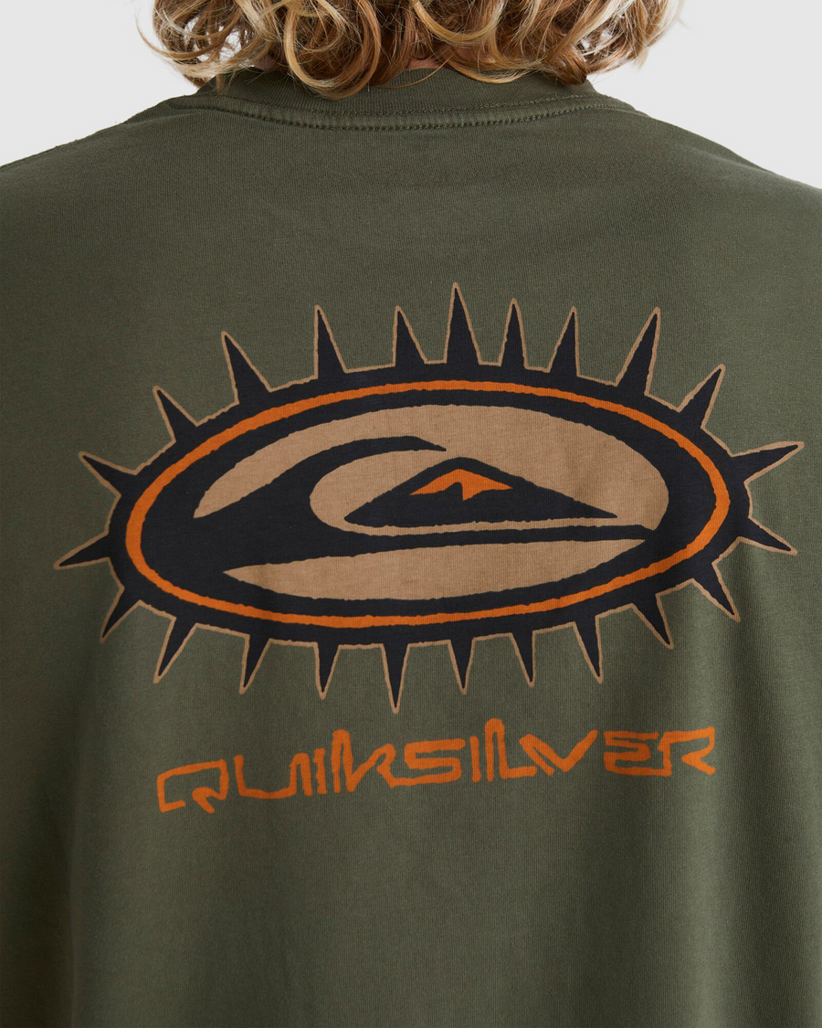 Quiksilver Mongrel Spikey SS Tee - Grape Leaf