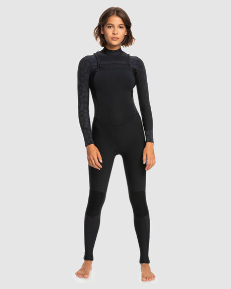 Roxy 3/2 Swell Series FZ GBS Wetsuit - Black