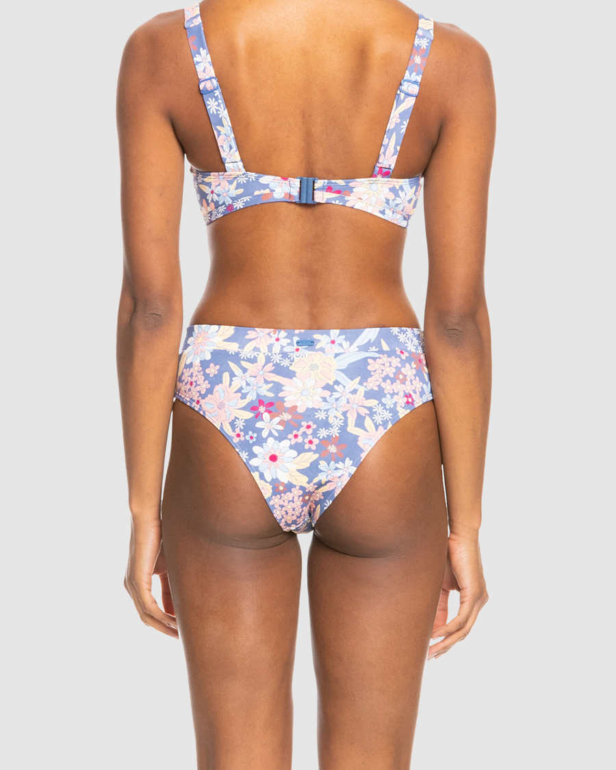 Roxy Beach Classics Midwaist Bikini Bottoms - Bijou Blue