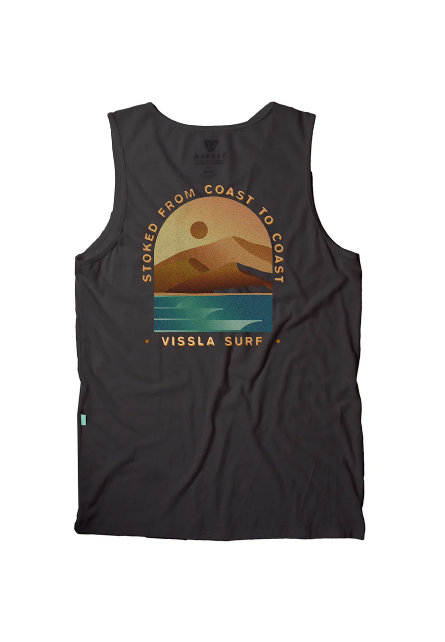 Vissla Oasis Organic Tank - Black