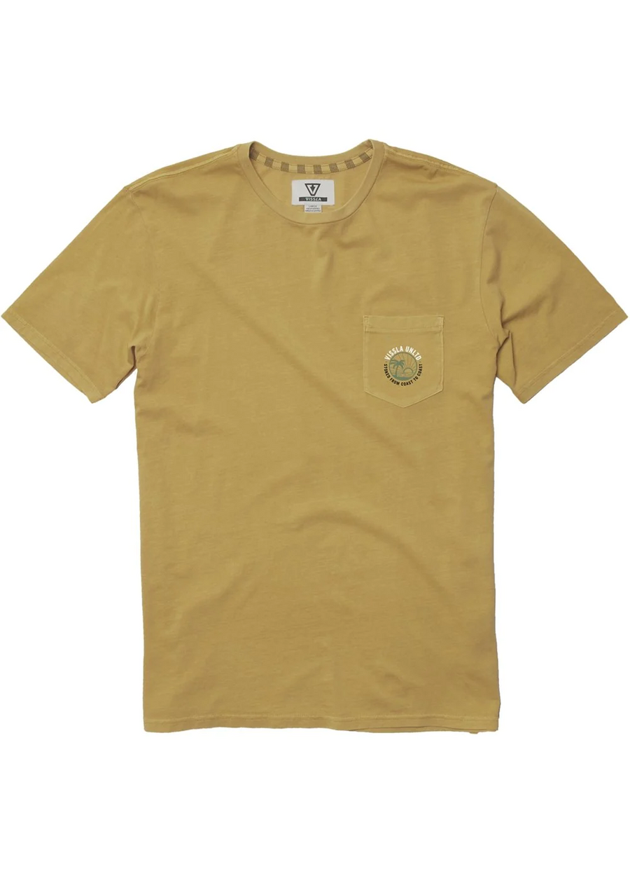 Vissla Sun Down SS Tee - Ochre